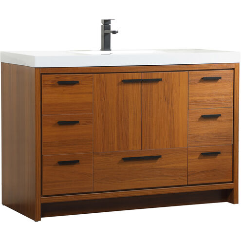Wyatt 48 X 22 X 34 inch Teak Vanity Sink Set