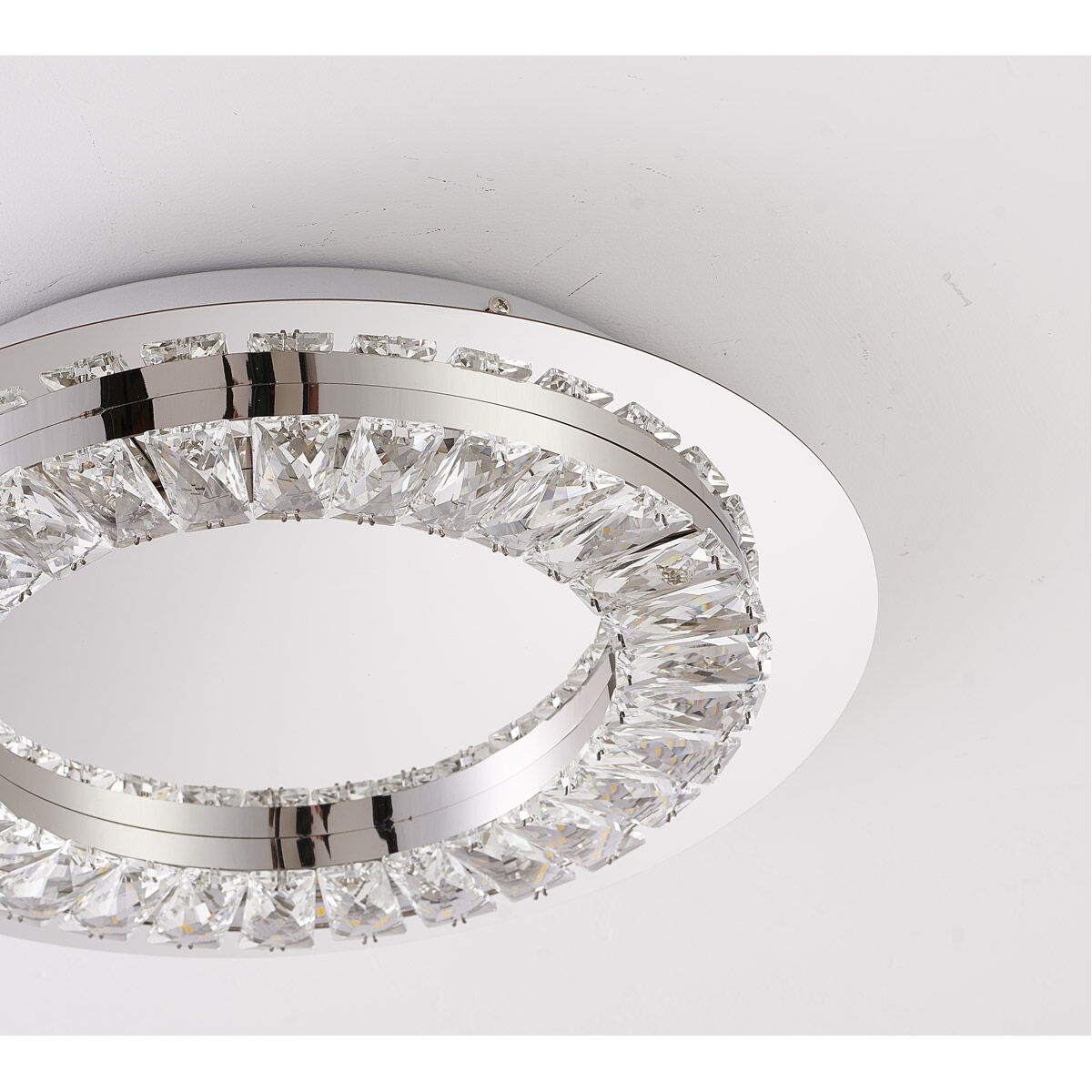 Canada LED 14.9 inch Chrome Flush Mount Ceiling Light