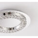 Canada LED 15 inch Chrome LED Flush Mount Ceiling Light