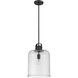 Kinsley 1 Light 12 inch Matte Black Pendant Ceiling Light