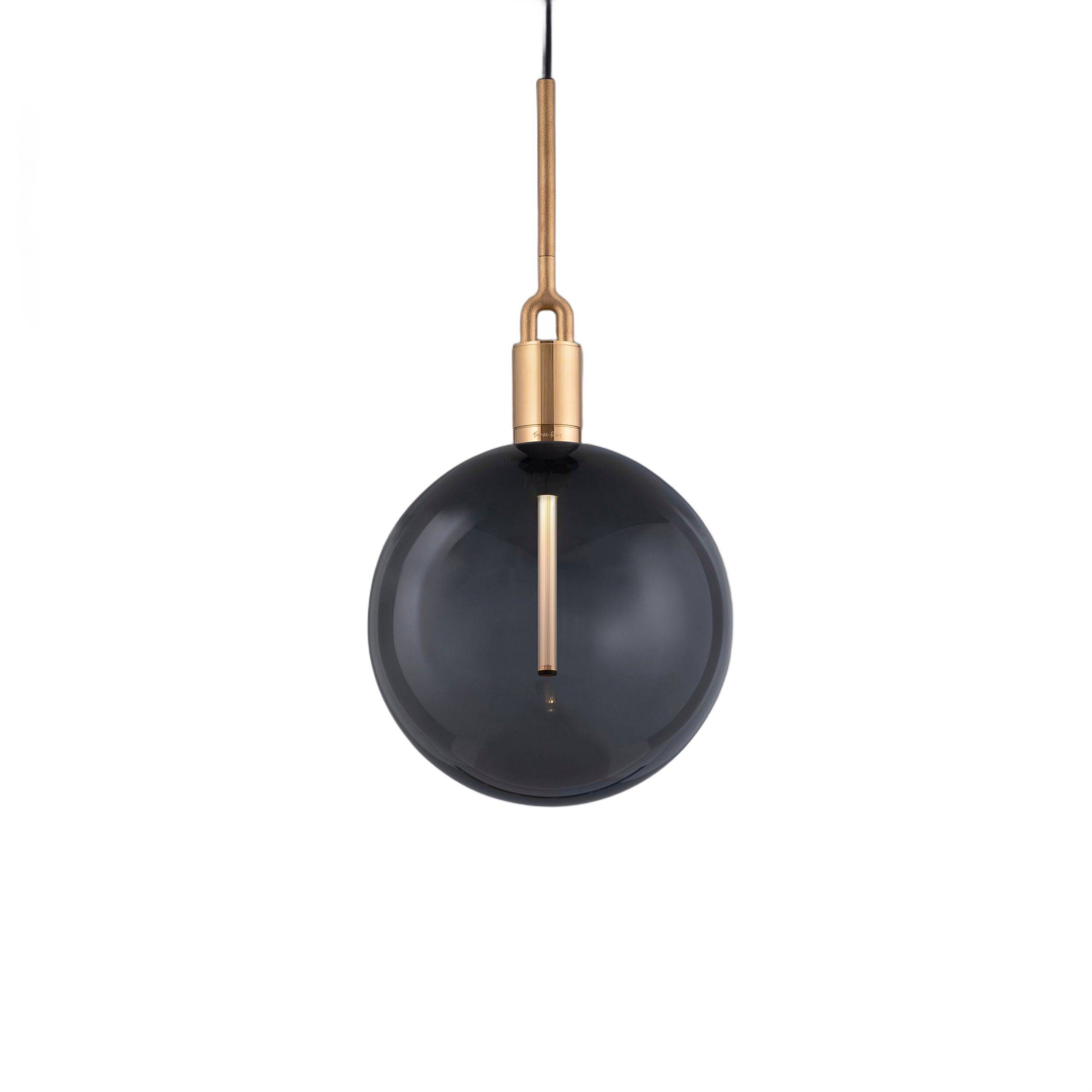 Forked LED 11.42 inch Brass Pendant Ceiling Light
