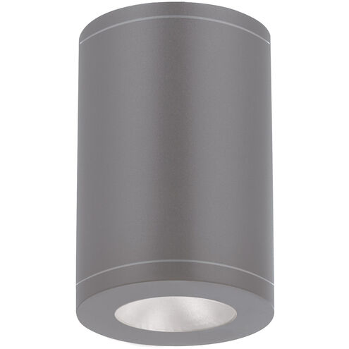 Tube Arch LED 6.25 inch Graphite Outdoor Flush in Spot, 90, 2700K