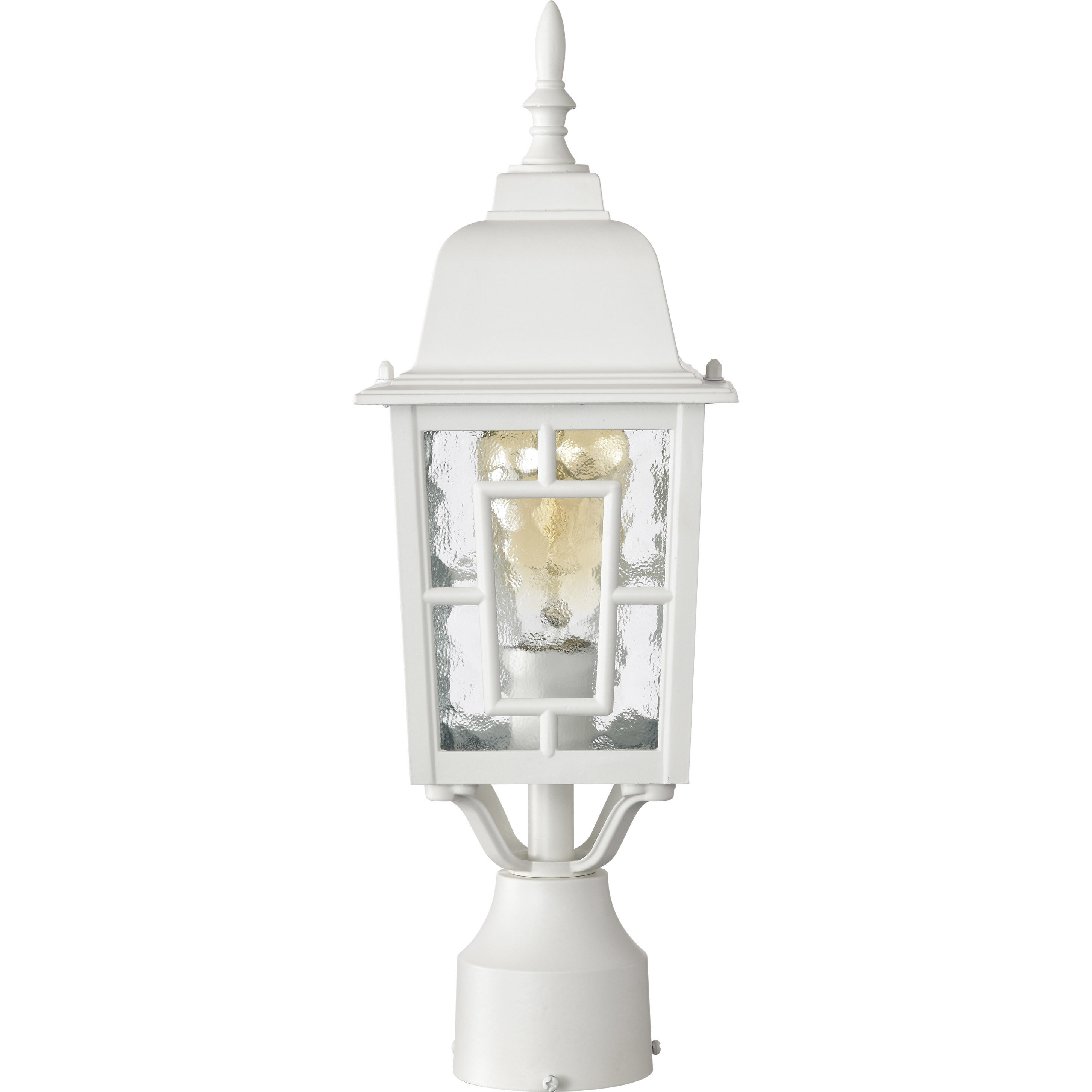 Banyan 1 Light 17 inch White Outdoor Post Light