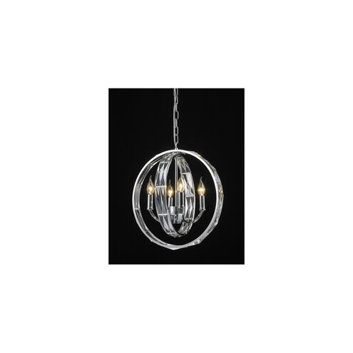 GL38 Series 4 Light 18 inch Clear Pendant Ceiling Light