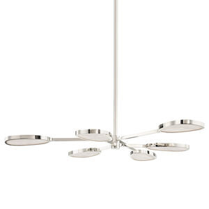 Beirut LED 57 inch Burnished Nickel Chandelier Ceiling Light