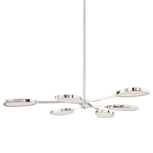Beirut LED 57 inch Burnished Nickel Chandelier Ceiling Light