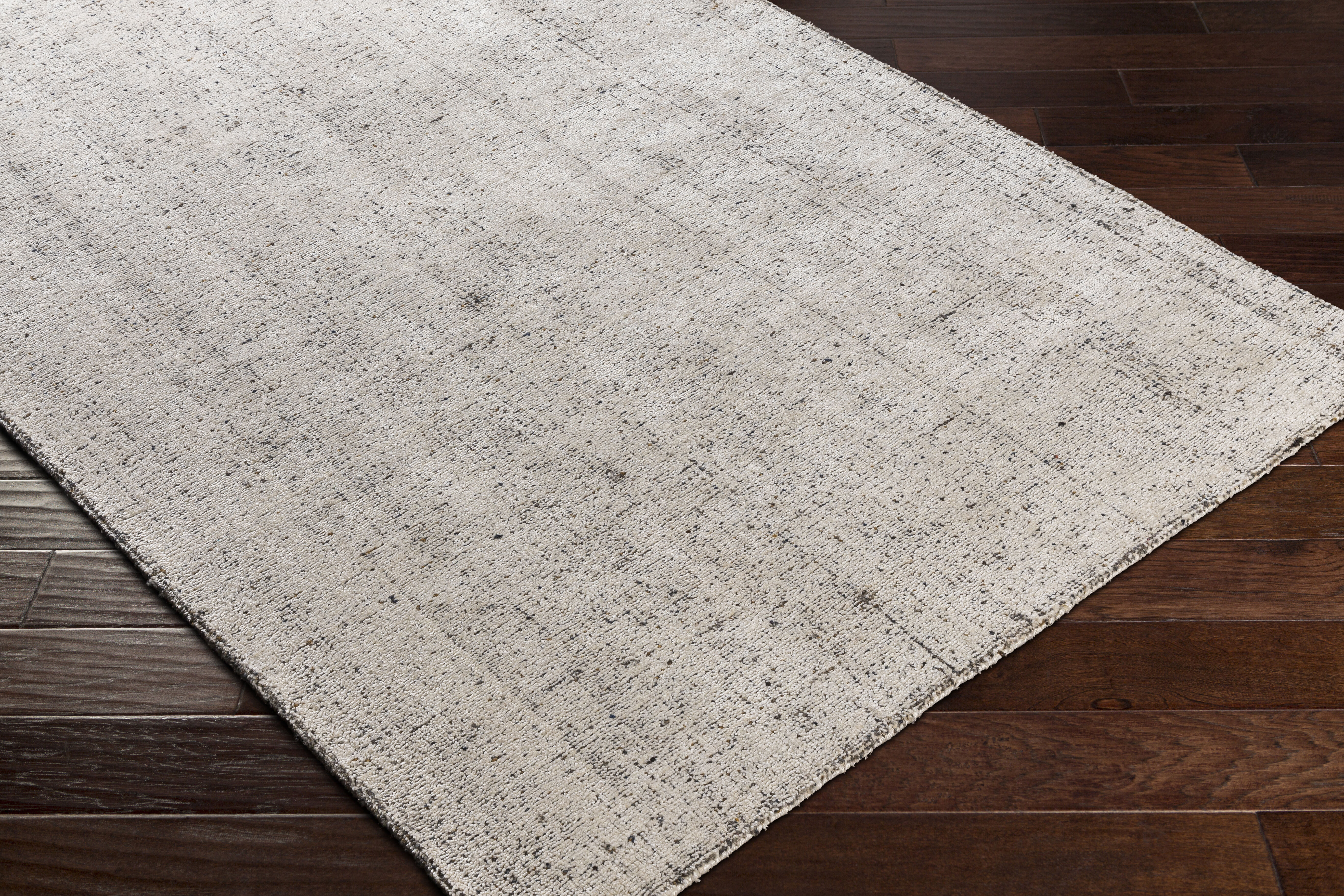 Helen 108 X 72 inch Light Grey Rug, Rectangle