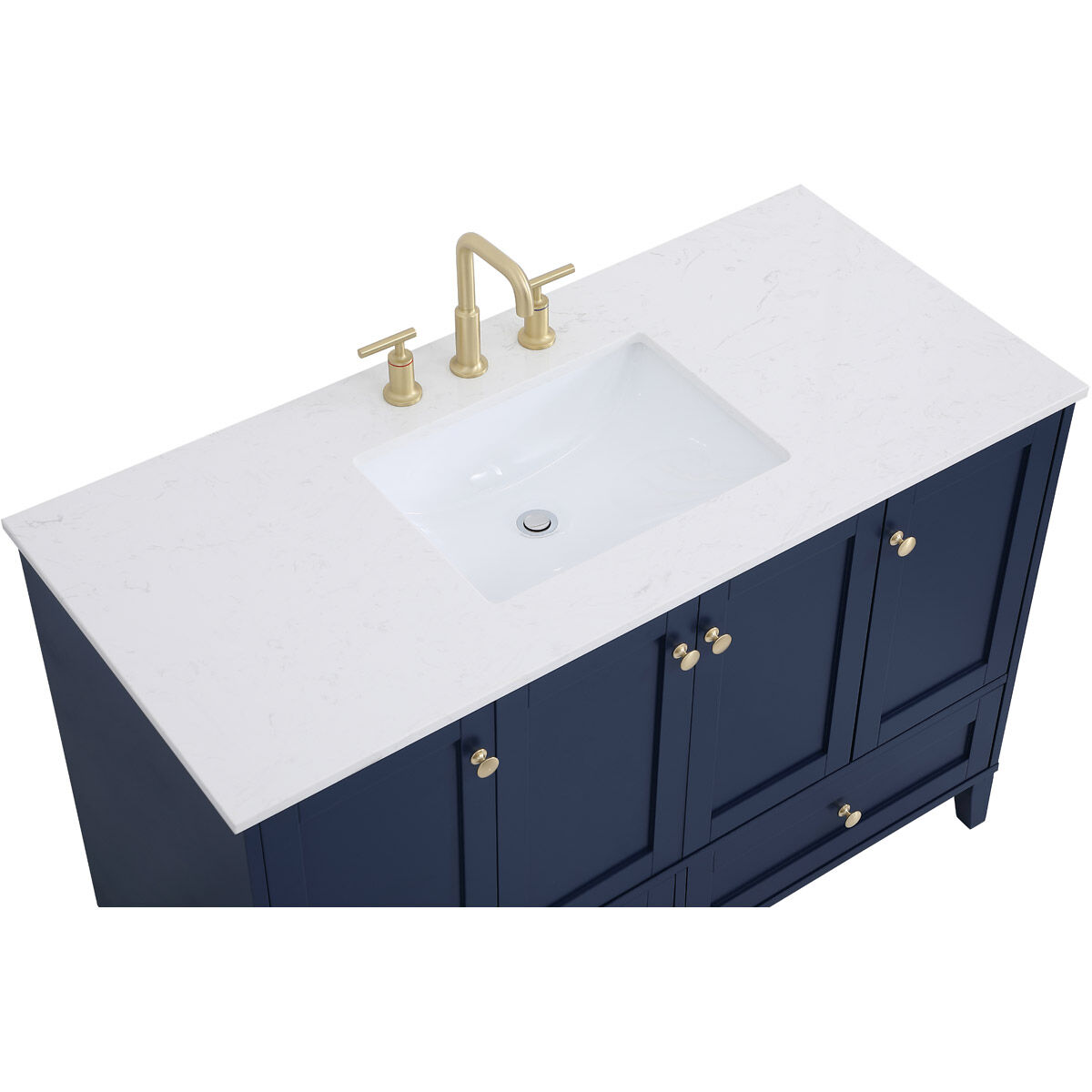 Sommerville 48 X 22 X 34 inch Blue Vanity Sink Set