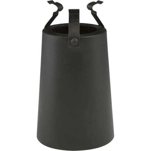 Nightsaver Textured Black Outdoor Lamp Shield