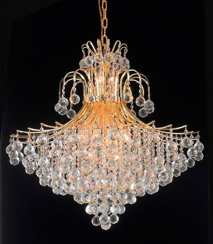 Toureg 15 Light 31 inch Gold Foyer Ceiling Light in Royal Cut