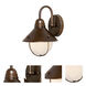 Signature 1 Light 11.5 inch Antique Bronze Outdoor Wall Light