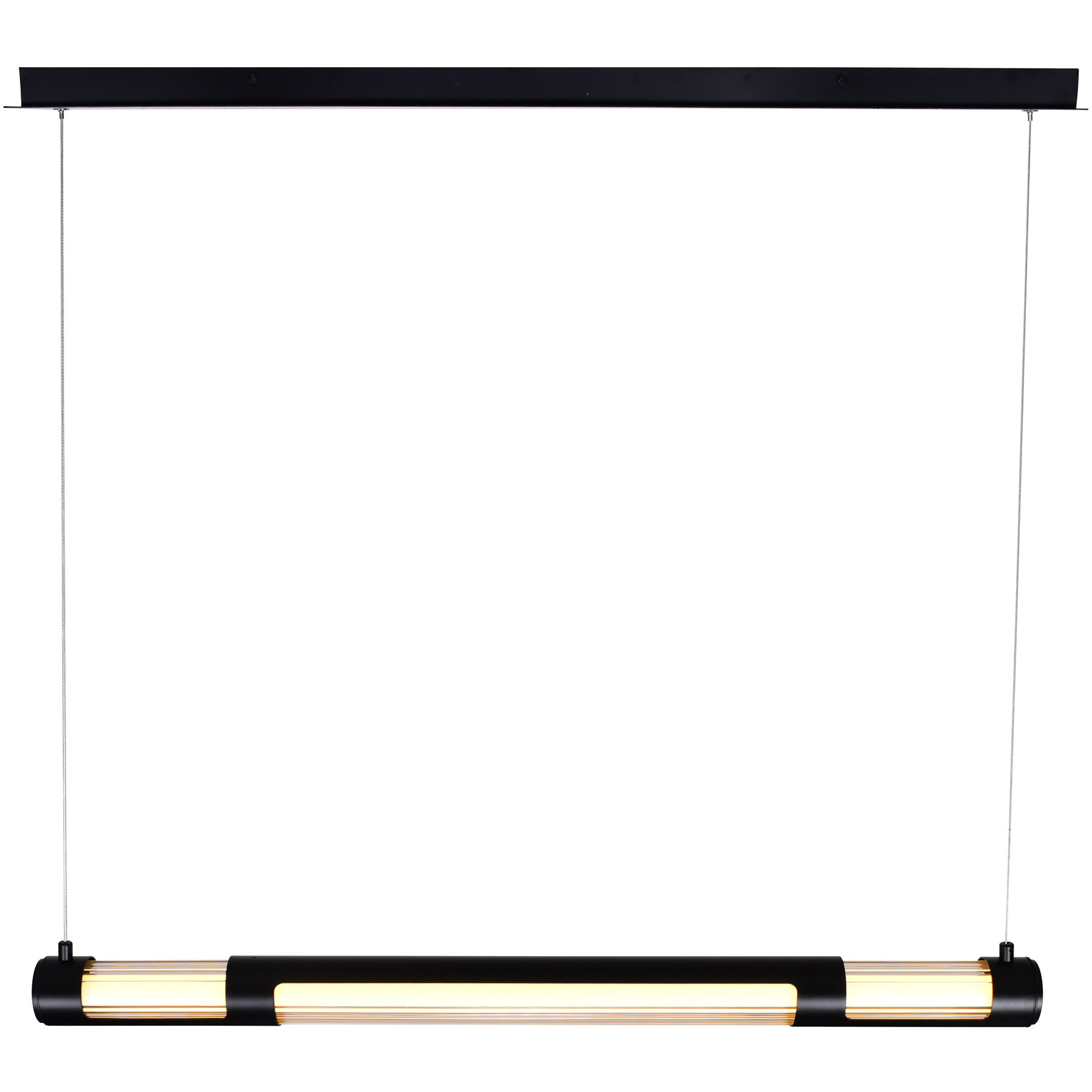 Neva LED 36 inch Black Island/Pool Table Light Ceiling Light