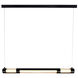 Neva LED 36 inch Black Island/Pool Table Light Ceiling Light