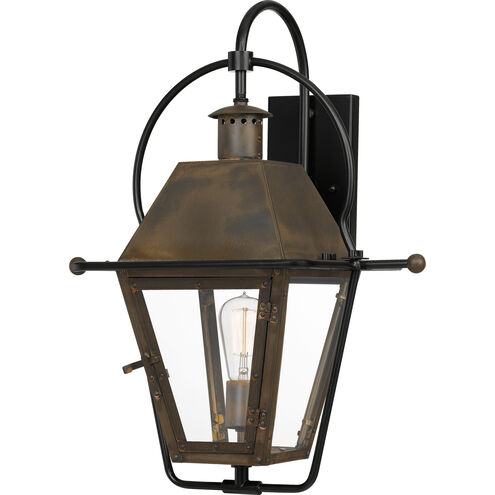 Rue De Royal 1 Light 23 inch Industrial Bronze Outdoor Wall Lantern