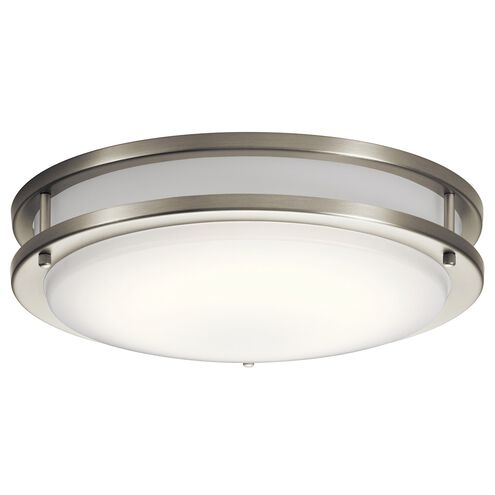 Avon LED 14 inch Brushed Nickel Flush Mount Light Ceiling Light