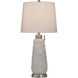 Joseph 29 inch 100 watt Silver Wash and Off White Table Lamp Portable Light