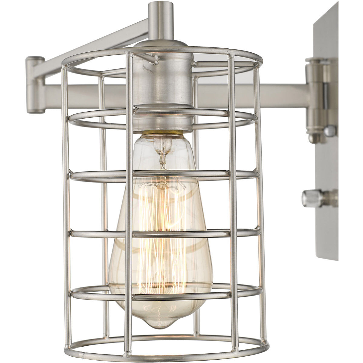 Jett 1 Light 5 inch Satin Nickel Sconce Wall Light