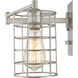Jett 1 Light 5 inch Satin Nickel Sconce Wall Light