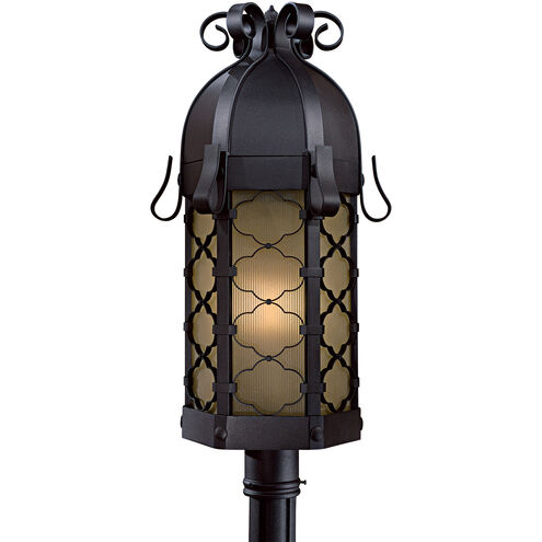Montalbo 1 Light 28.25 inch Coal Outdoor Post Mount Lantern, The Great Outdoors