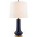 Thomas O'Brien Luisa 31.25 inch 60 watt Denim Porcelain Table Lamp Portable Light, Large
