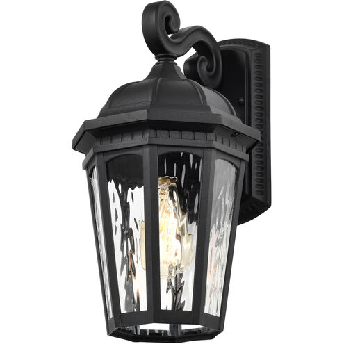 East River 16 inch Matte Black Outdoor Wall Lantern, Large