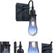 Wish 1 Light 6 inch Black Wall Sconce Wall Light