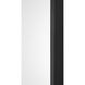 Lamia 50 X 40 inch Matte Black and Clear Mirror
