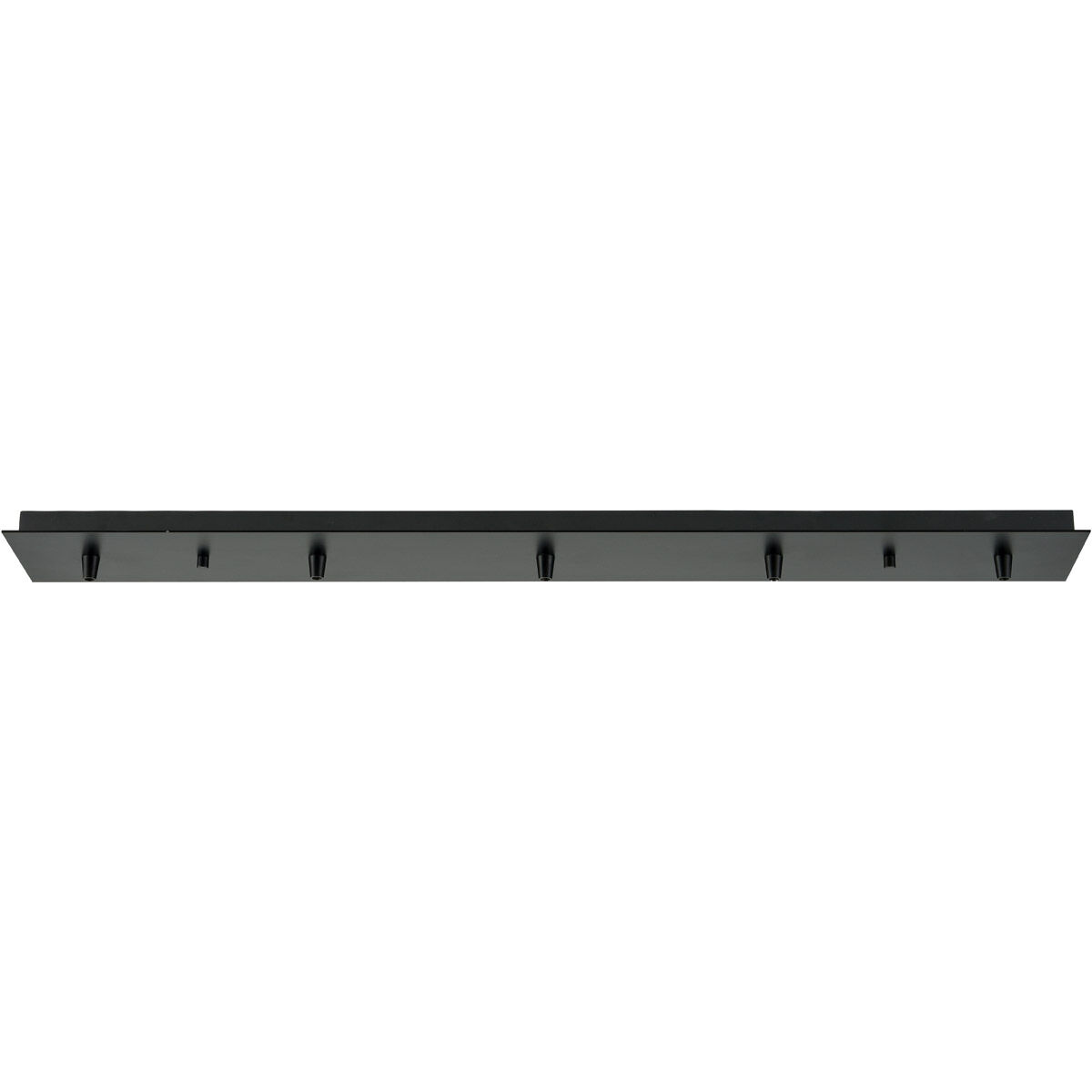 Custom Cord Matte Black Multi Port Canopy, Rectangular