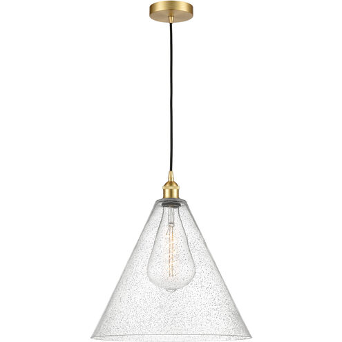 Berkshire 1 Light 16 inch Satin Gold Mini Pendant Ceiling Light