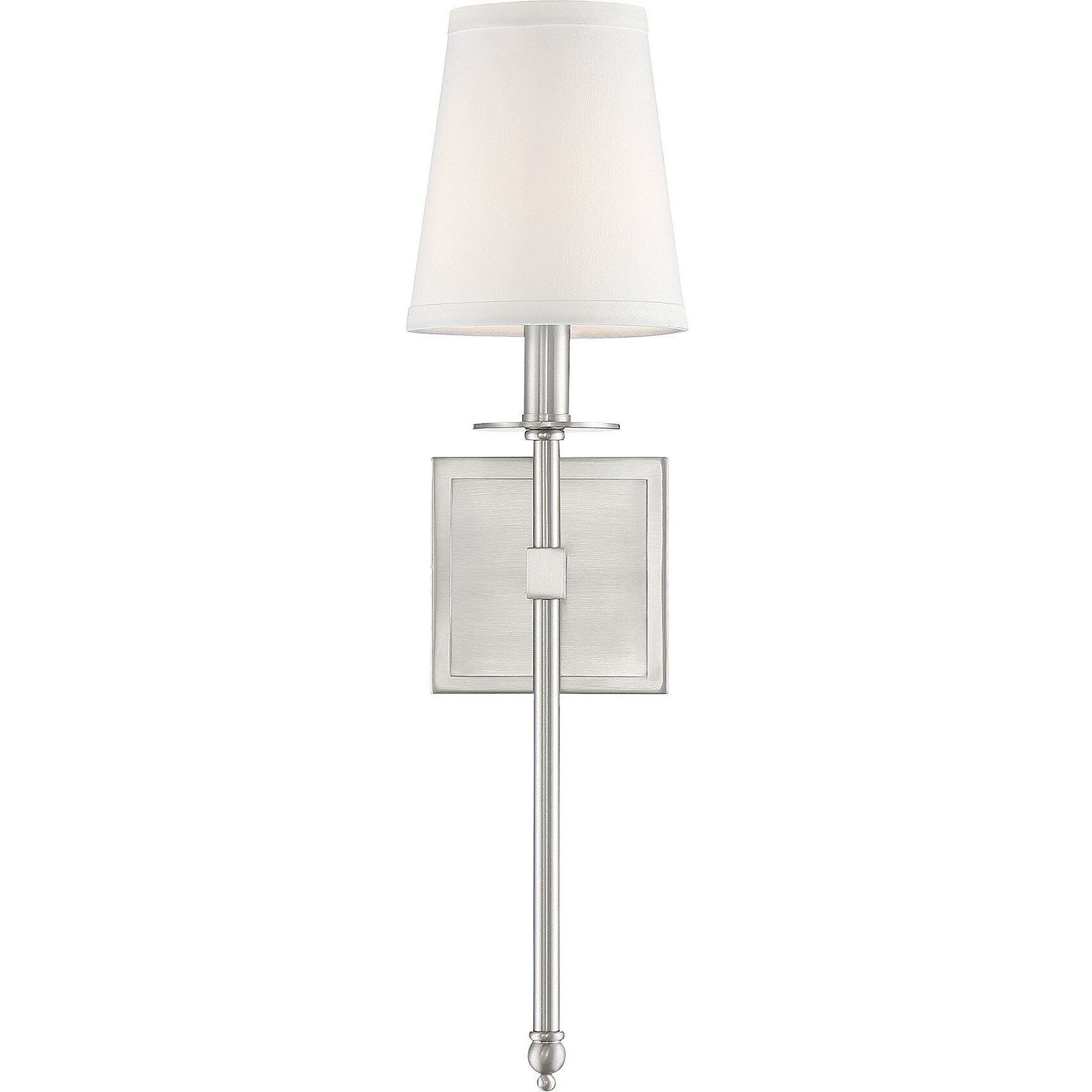 Monroe 1 Light 5 inch Satin Nickel Wall Sconce Wall Light, Essentials
