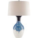 Fete 33 inch 150 watt Cobalt Table Lamp Portable Light