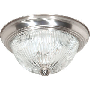 Brentwood 3 Light 15 inch Brushed Nickel Flush Mount Ceiling Light