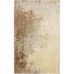 Watercolor 36 X 24 inch Butter, Wheat, Beige, Taupe, Camel Rug