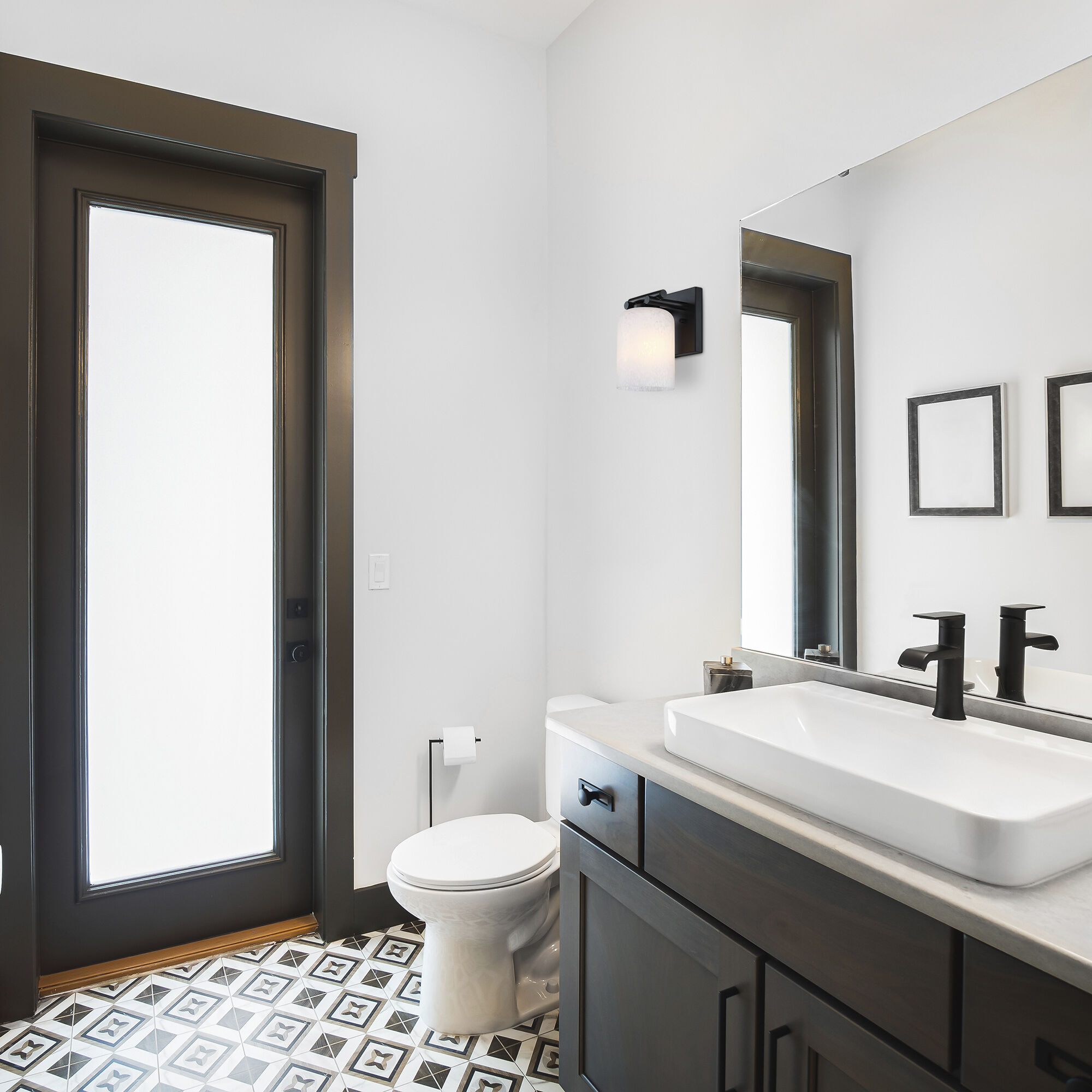 Bluestone Ridge Wall Sconce Wall Light in Matte Black