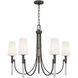 Eloura 5 Light 32 inch Iron Gate Chandelier Ceiling Light