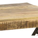 Estonian 47 X 28 inch Natural with Black Coffee Table