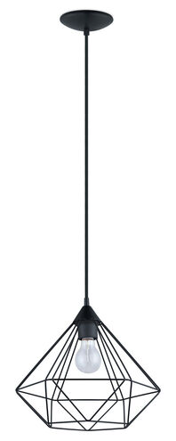 Tarbes 1 Light 13 inch Matte Black Pendant Ceiling Light