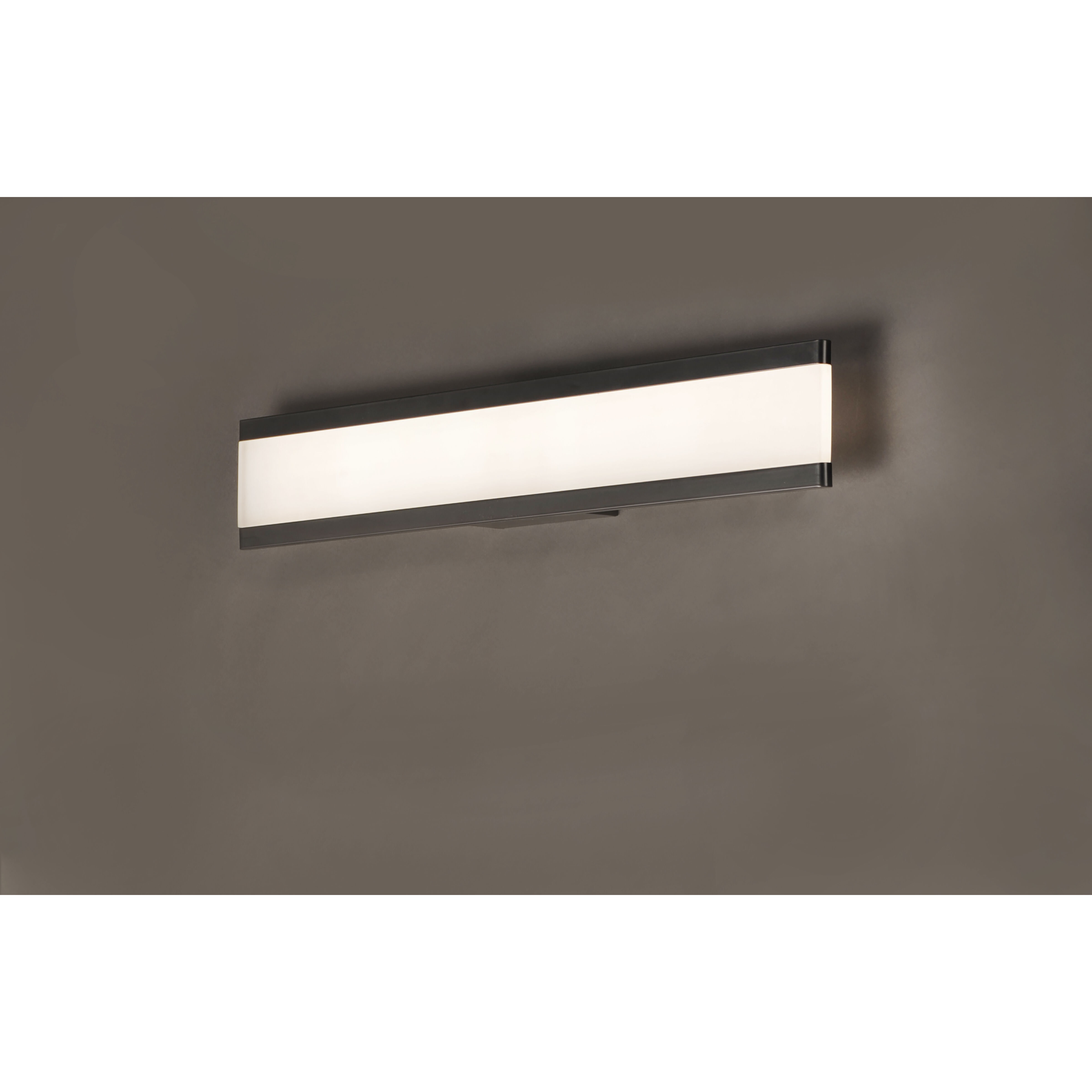 Visor LED 24 inch Black Vanity Light Wall Light