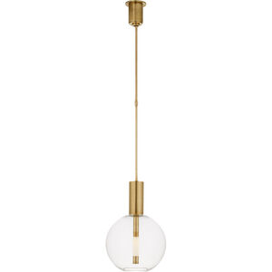 Visual Comfort Kelly Wearstler Nye LED 13 inch Antique-Burnished Brass Globe Pendant Ceiling Light KW5131AB - Open Box