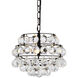 Savannah 3 Light 12 inch Black Pendant Ceiling Light