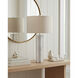 Mercurius 30.5 inch 150 watt White Table Lamp Portable Light