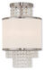 Prescott 2 Light 10 inch Brushed Nickel Semi-Flush Mount Ceiling Light