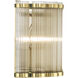 Glasbury 6 Light 32 inch Gold Vanity Light Wall Light