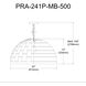 Priscilla 1 Light 24 inch Matte Black Pendant Ceiling Light