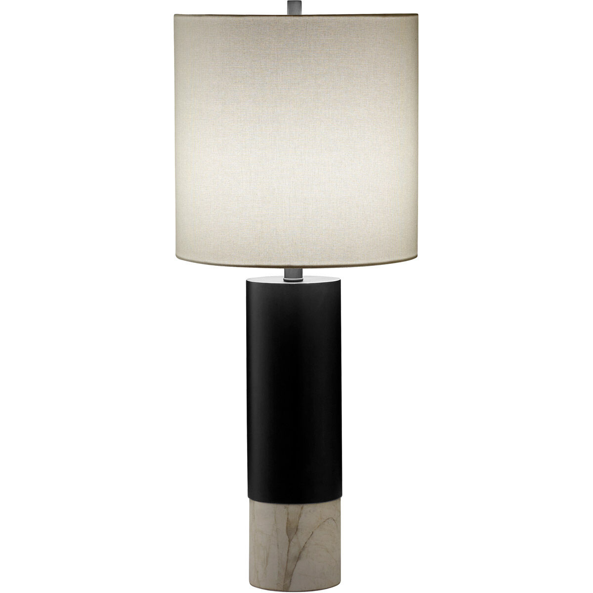 Adana 32 inch 100.00 watt Gun Metal Table Lamp Portable Light