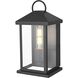 Neil 1 Light 12 inch Black Outdoor Wall Sconce
