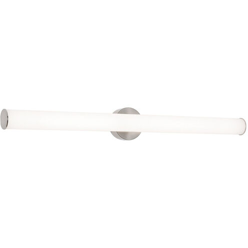 Leia LED 36.8 inch Satin Nickel Vanity Light Wall Light