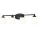 Kendrick 4 Light 31.25 inch Matte Black Bath Vanity Light Wall Light