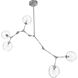 Fairfax Ave. 5 Light 34 inch Matte Chrome Chandelier Ceiling Light