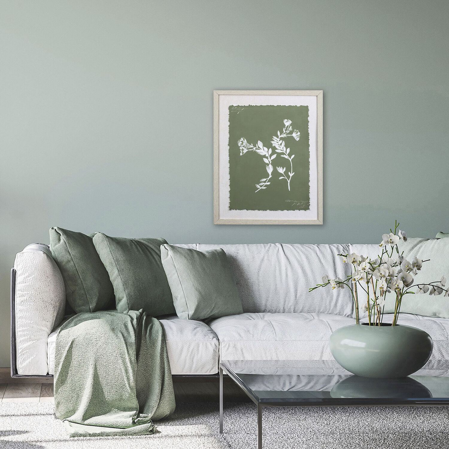 Botanical Garden Green Framed Art, Propac